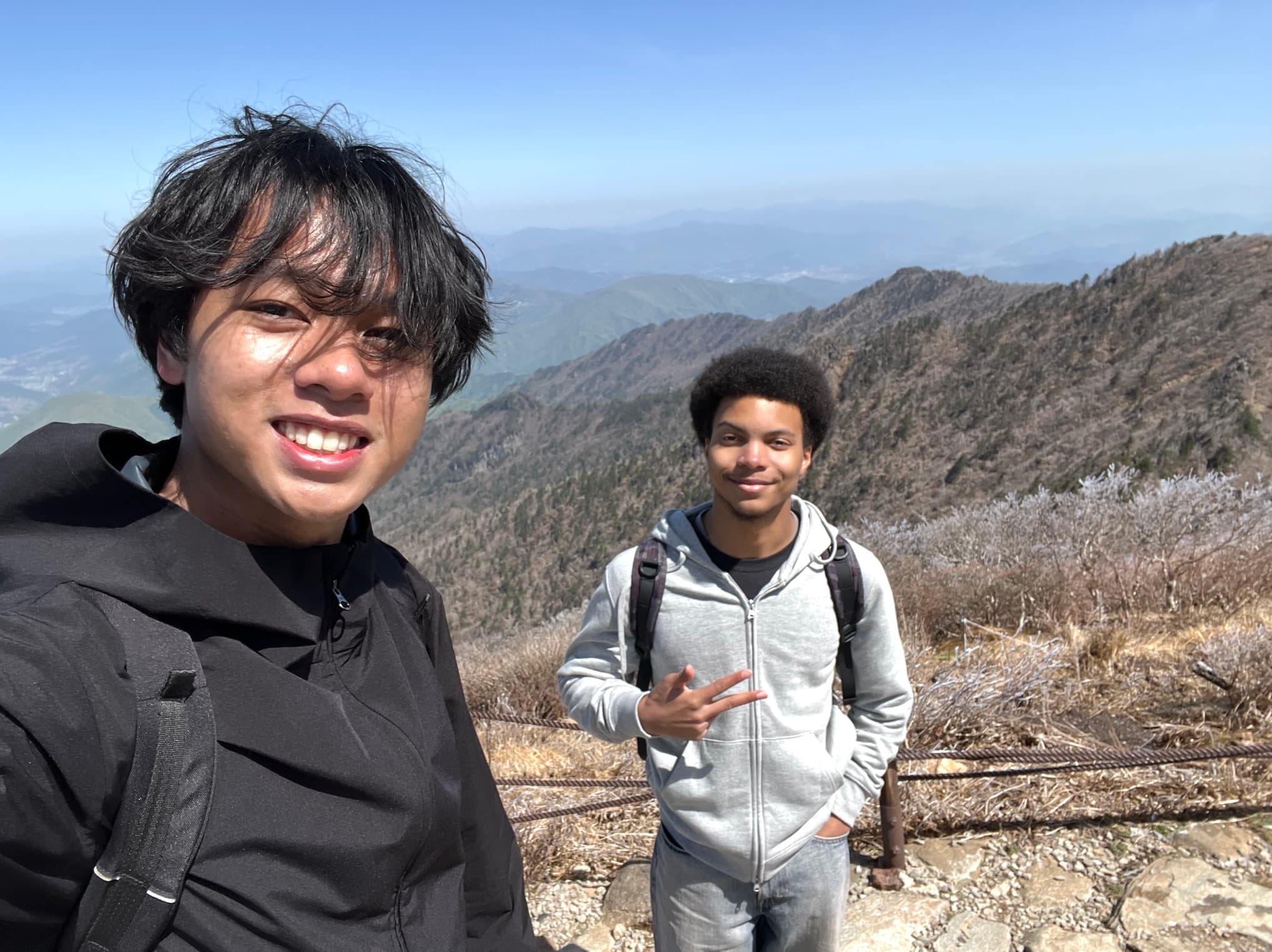 5-hour hike COMPLETE (we started at 4am) - May 4, 2025 - Jirisan National Park, South Korea